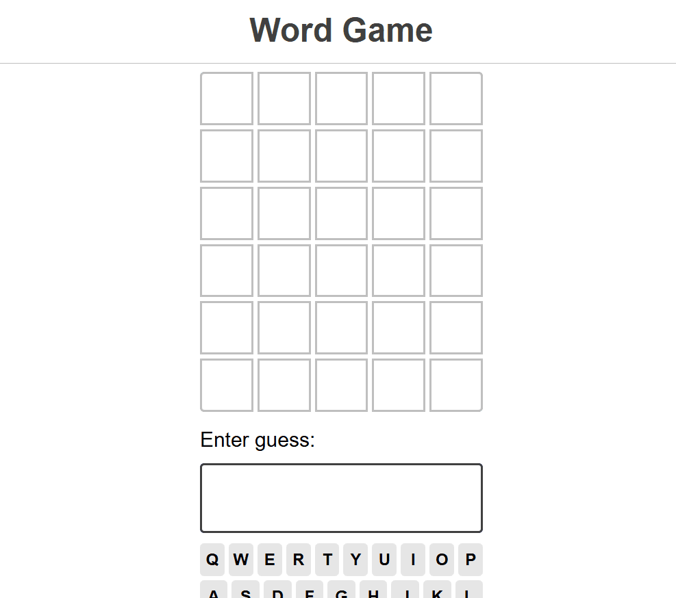 Word game
